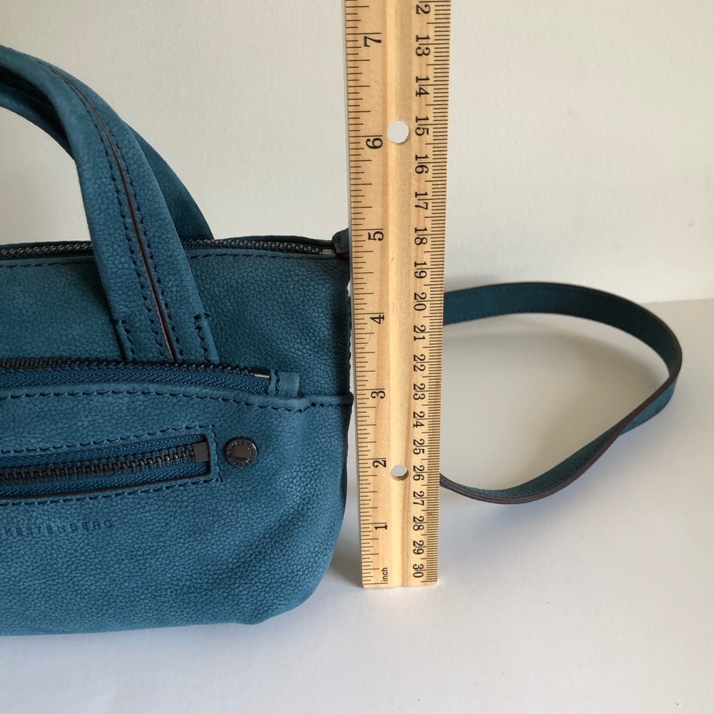 NEW Aimee Kestenberg Blaze Leather Mini Satchel Tidal Teal Crossbody - Picture 3 of 5